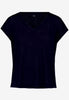 Basic-T-Shirt  mit V-Ausschnitt