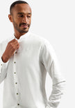 Shirt With Linen Granddad