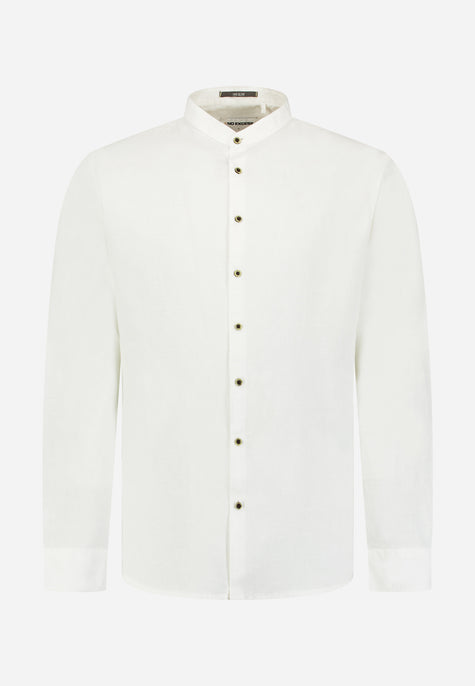Shirt With Linen Granddad