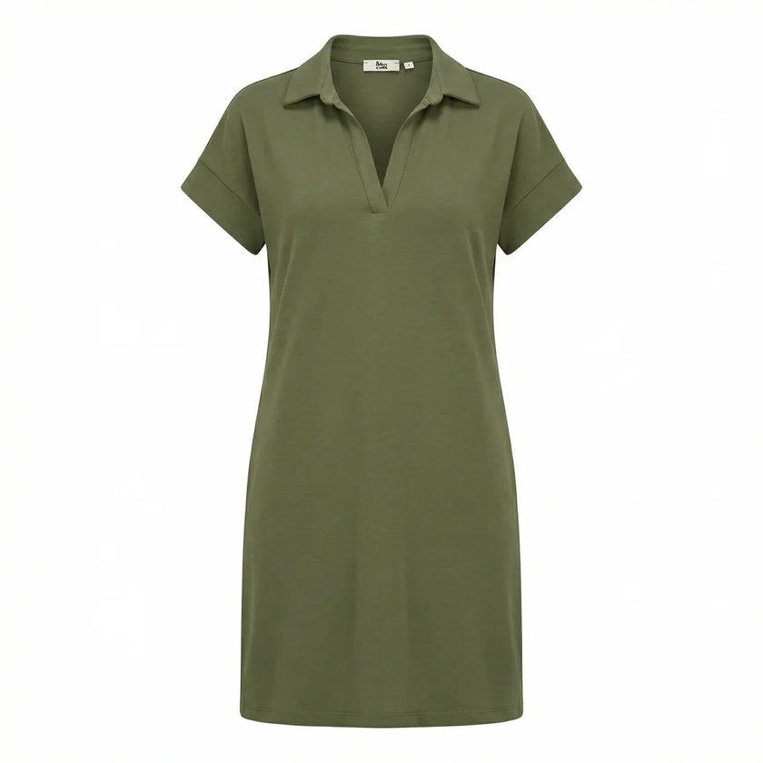 Kleid - Polokragen