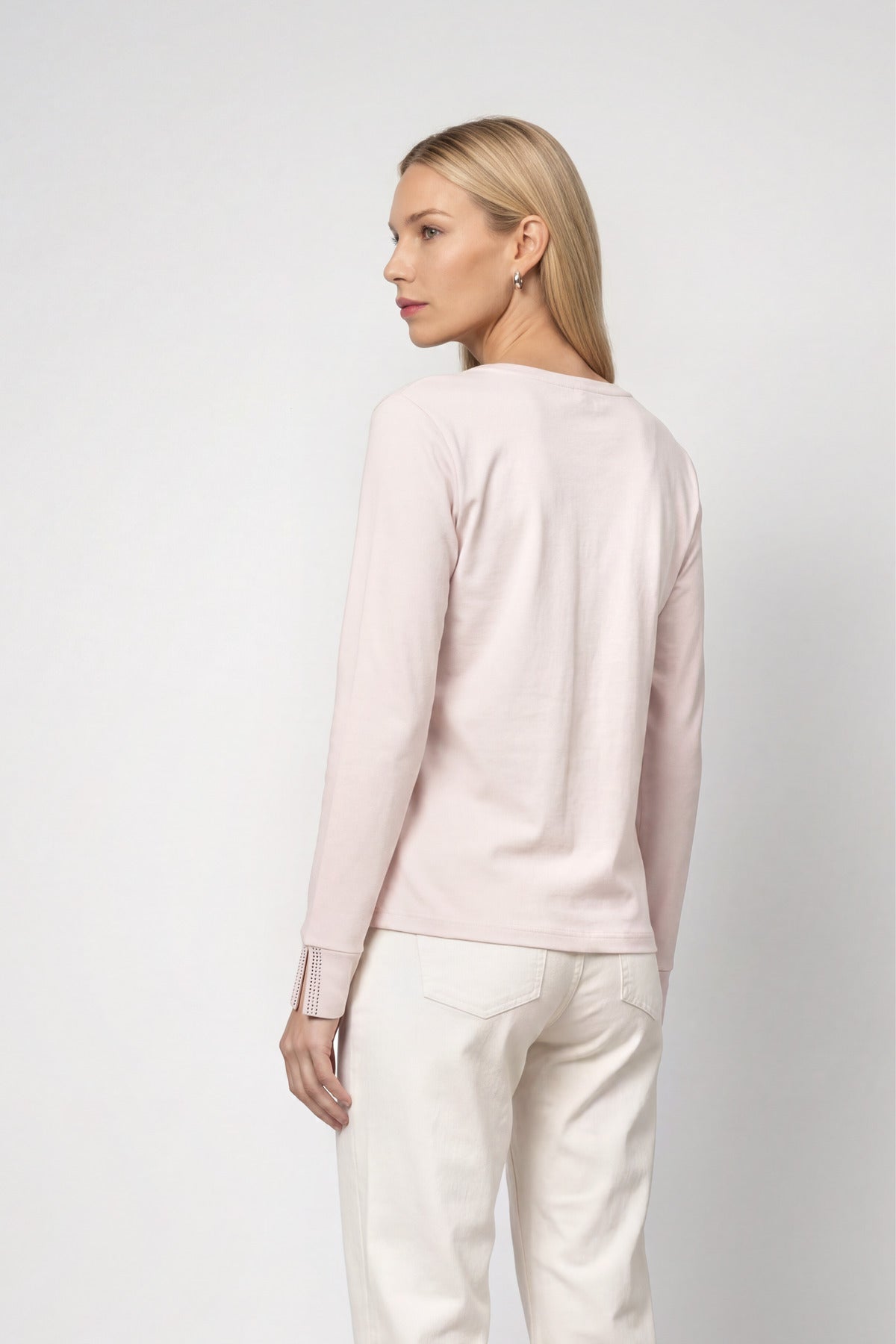 Langarmshirt - Strassbesatz