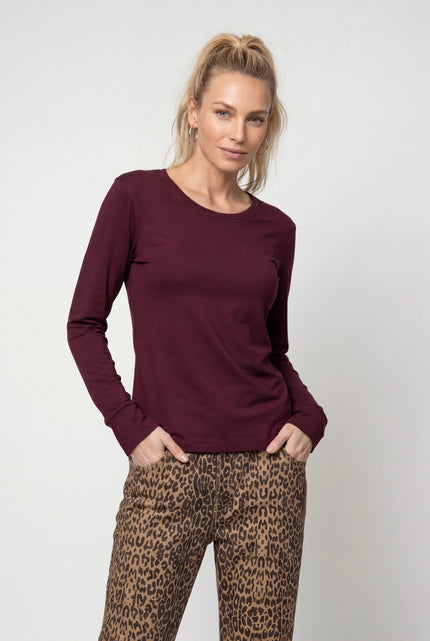 Langarmshirt - Strassbesatz