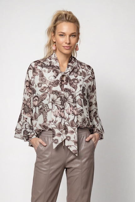 Bluse- Volants