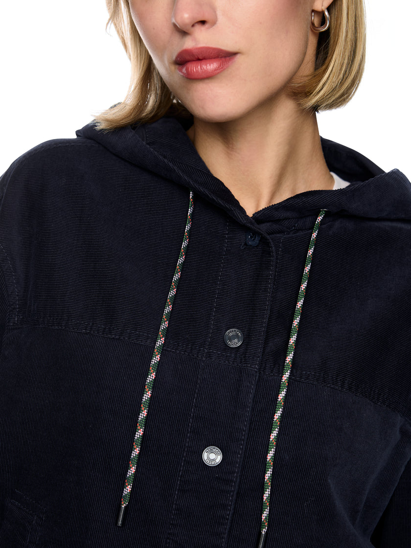 Cordjacke - Kapuze
