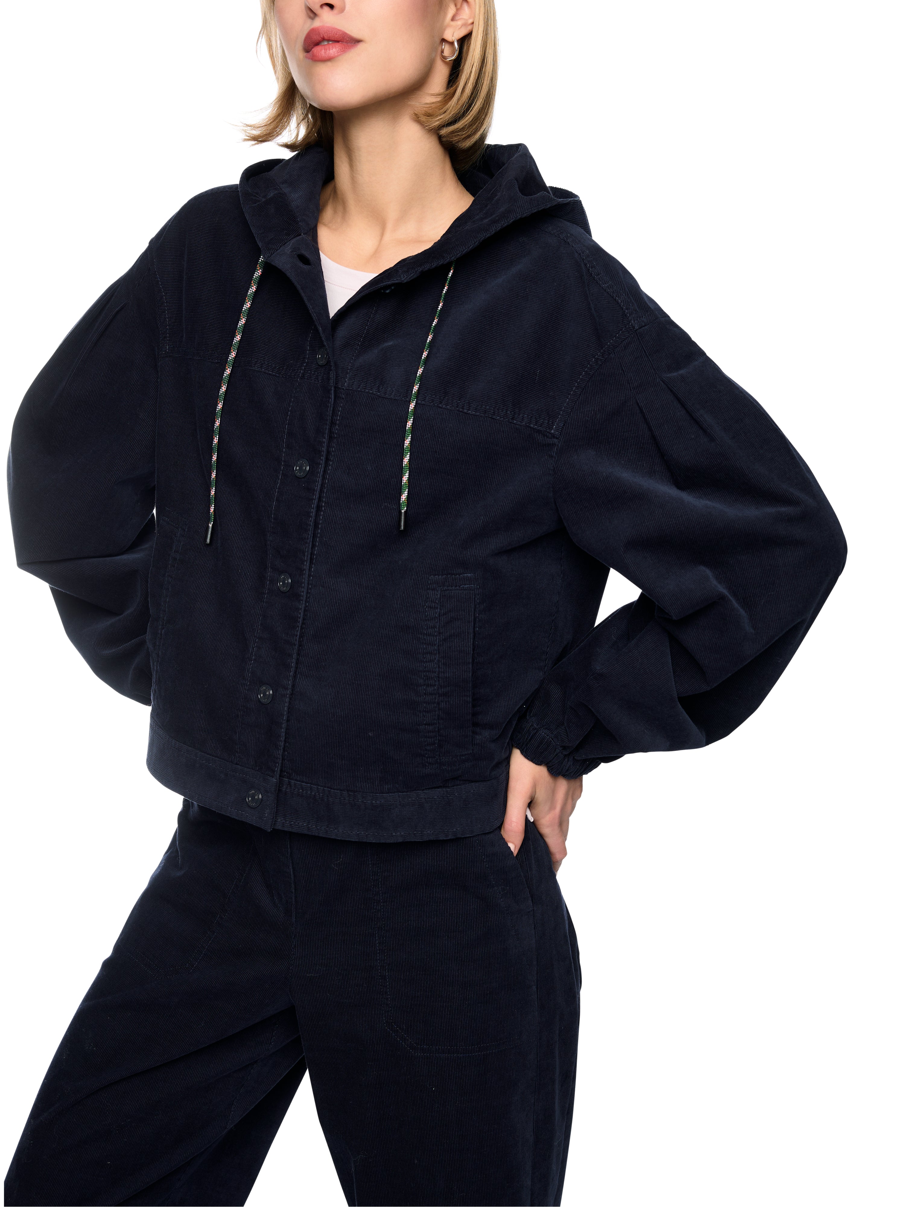 Cordjacke - Kapuze