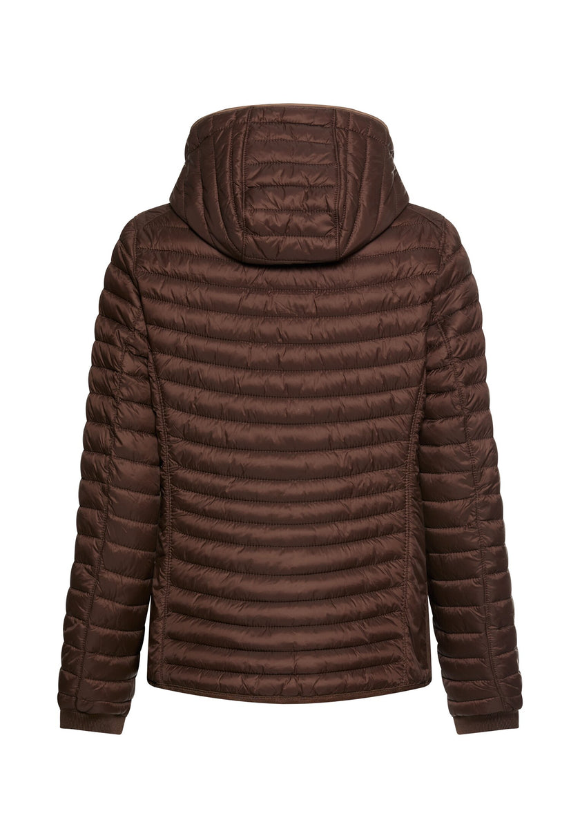 Steppjacke - Strick-Einsatz