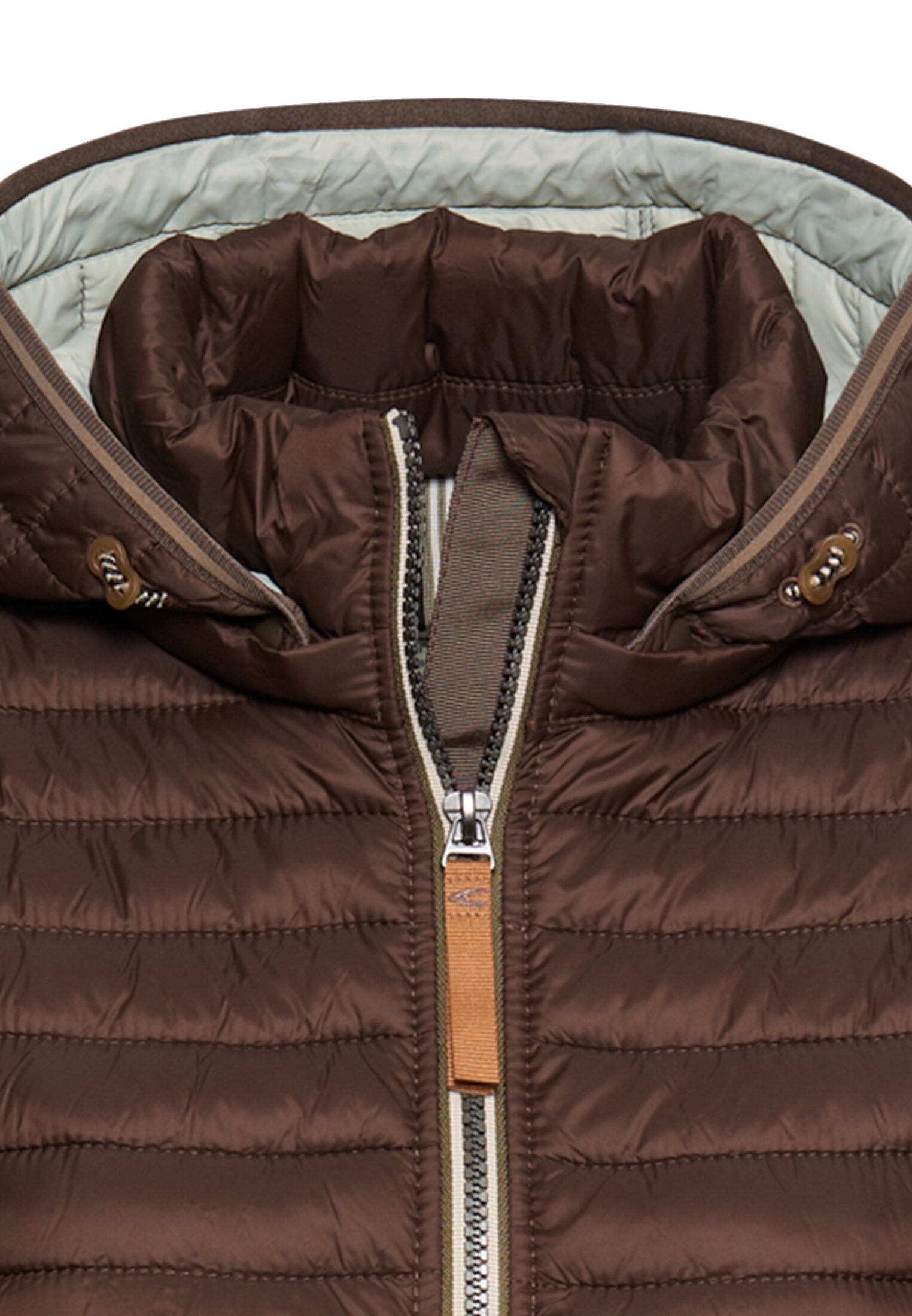 Steppjacke - Strick-Einsatz
