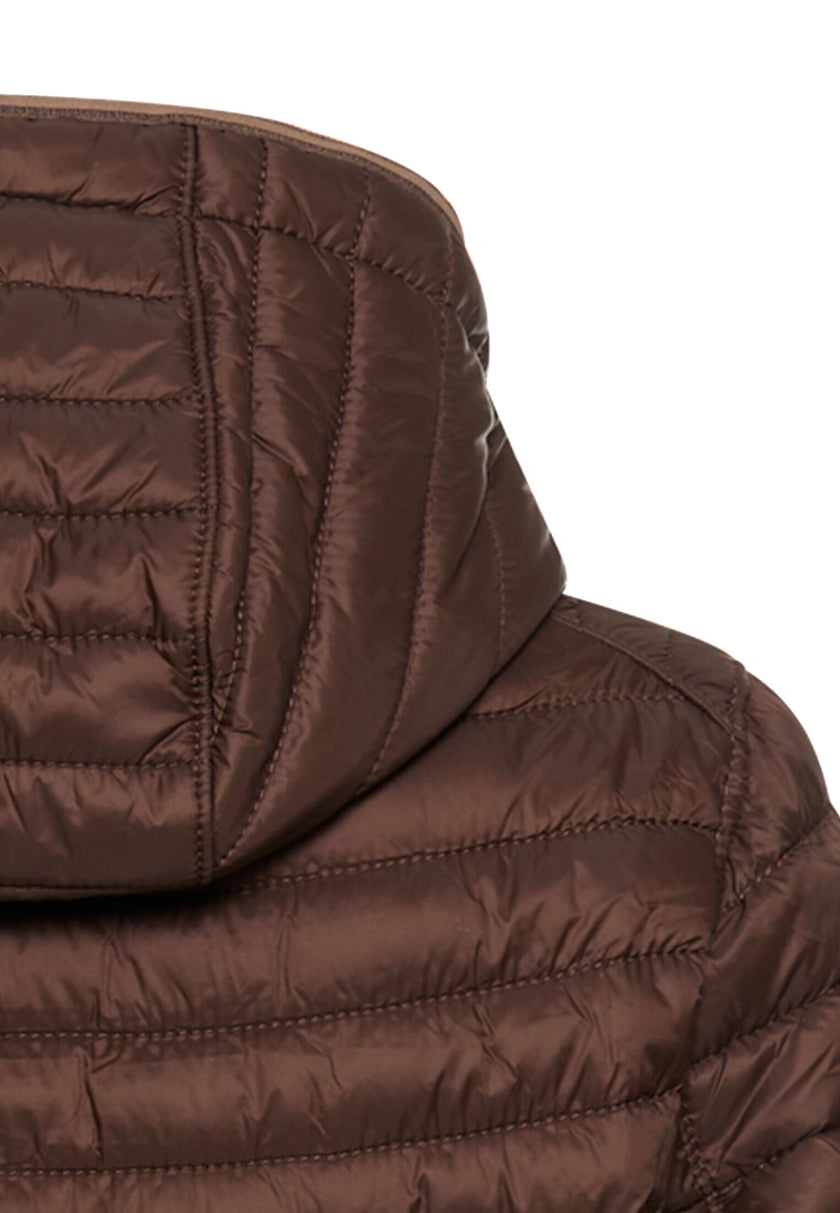 Steppjacke - Strick-Einsatz