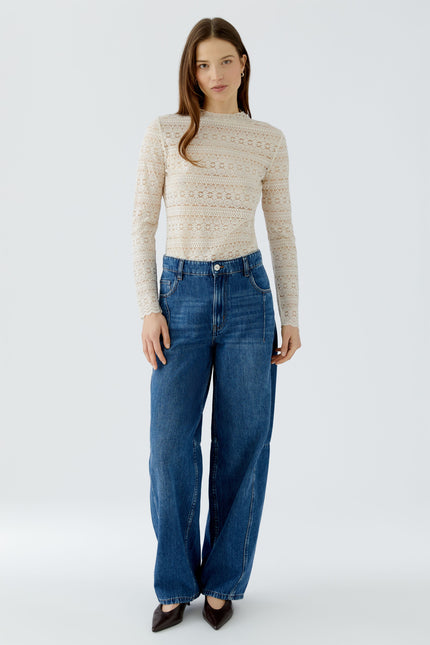 Langarmshirt - Spitze