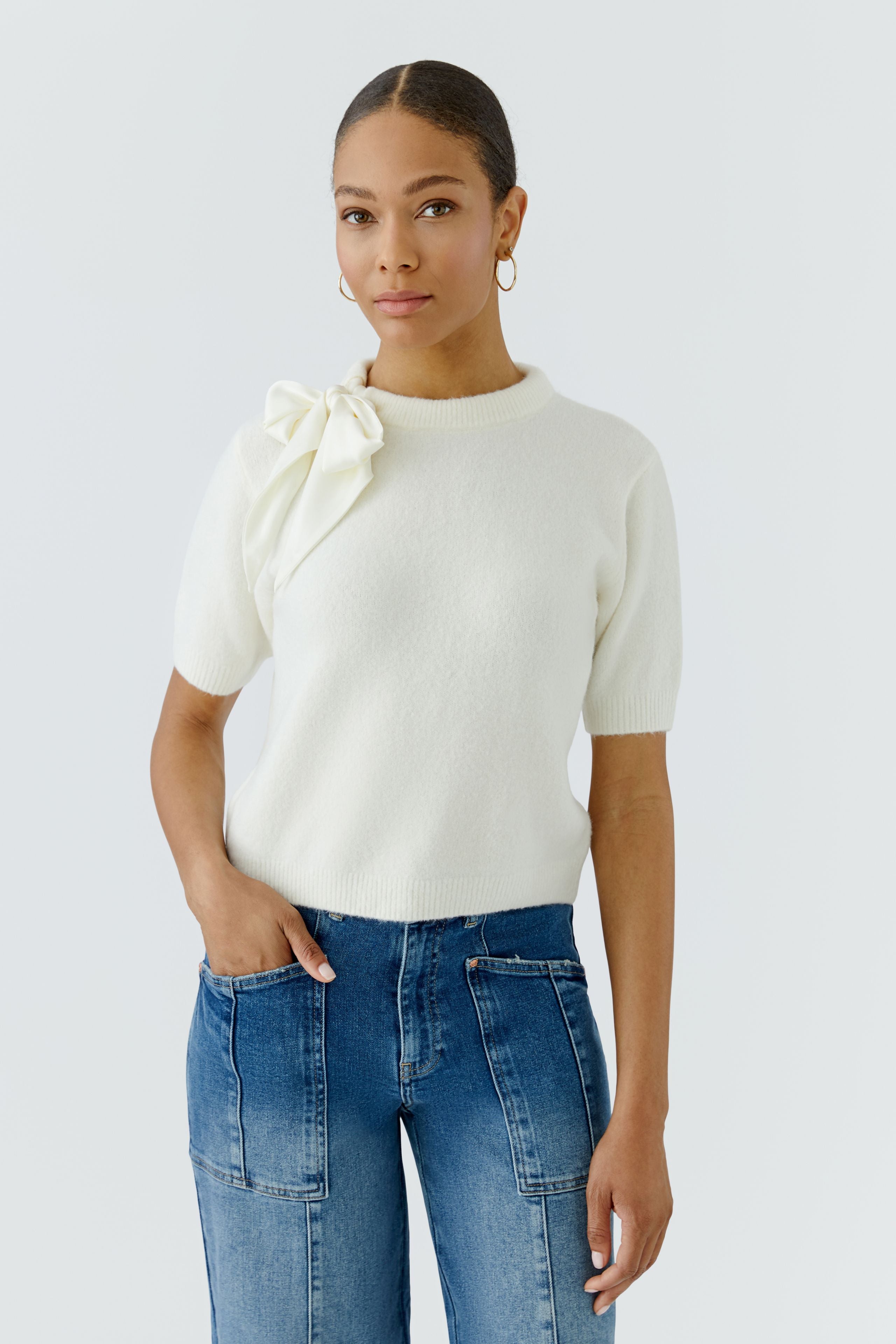 Pullover - Schleifendetail