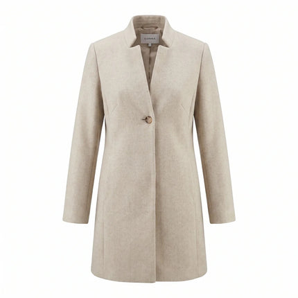 Blazermantel - Herringbone-Muster