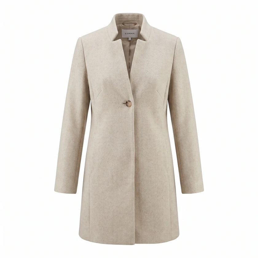 Blazermantel - Herringbone-Muster