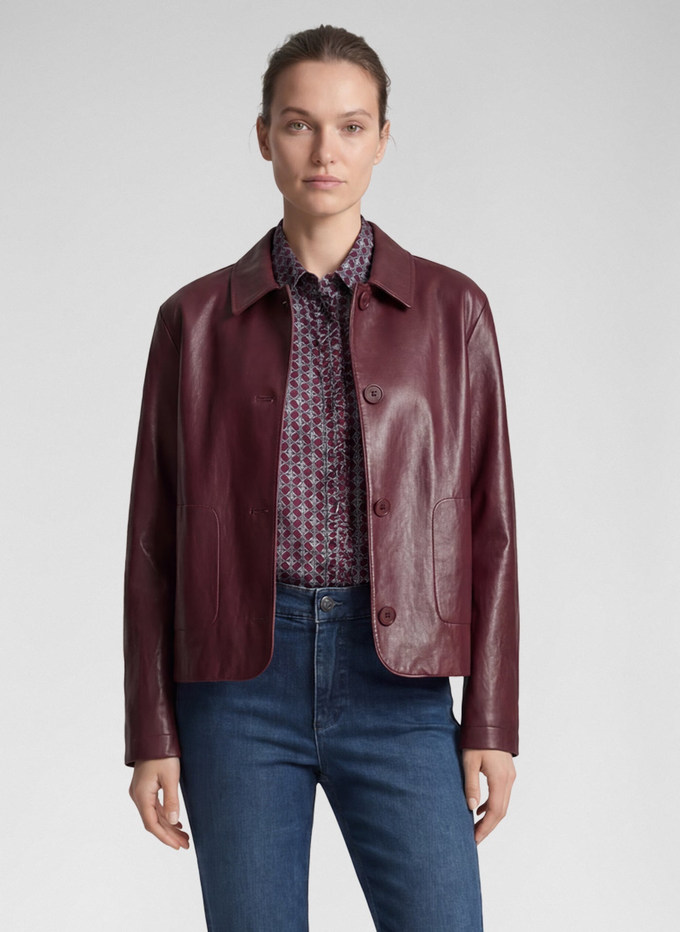 Jacke - Lederimitat - Cafe Paris