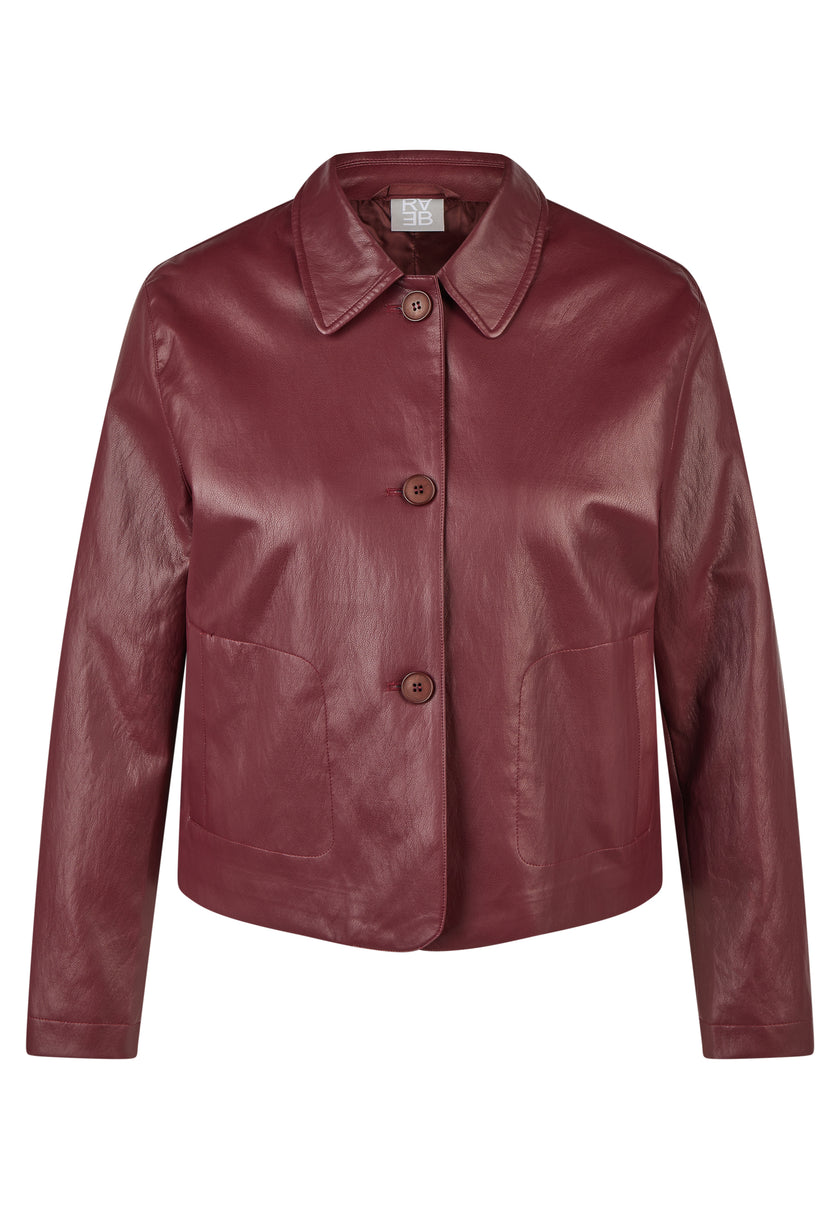Jacke - Lederimitat - Cafe Paris