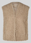 Weste - Fake Fur -Checks Please