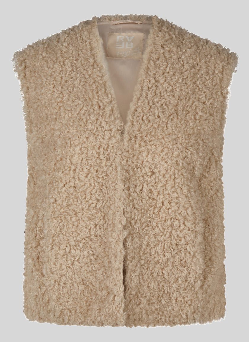 Weste - Fake Fur -Checks Please