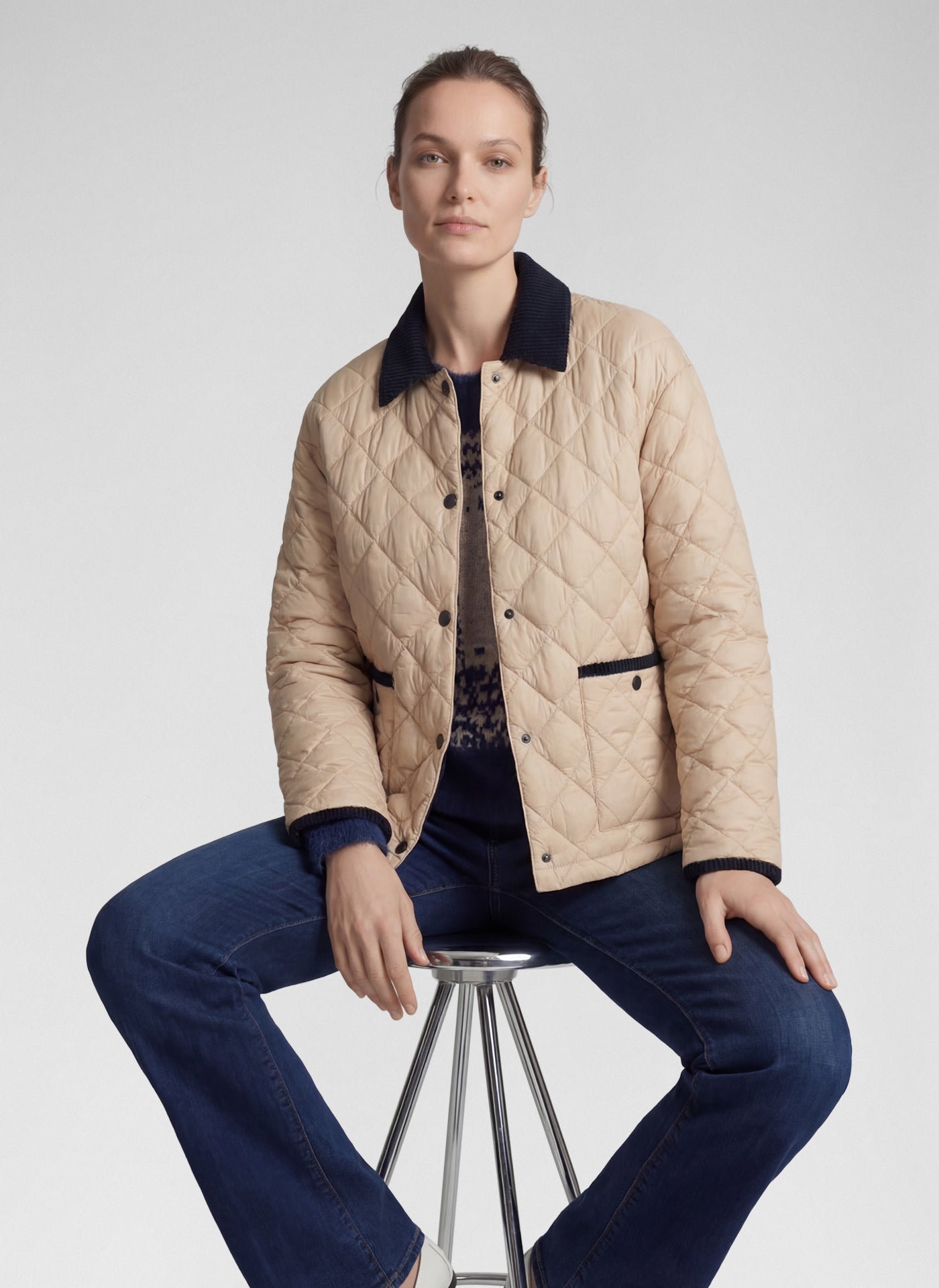 Steppjacke - Checks Please