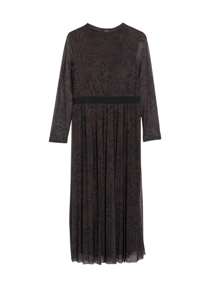 Meshkleid - Leo-Print
