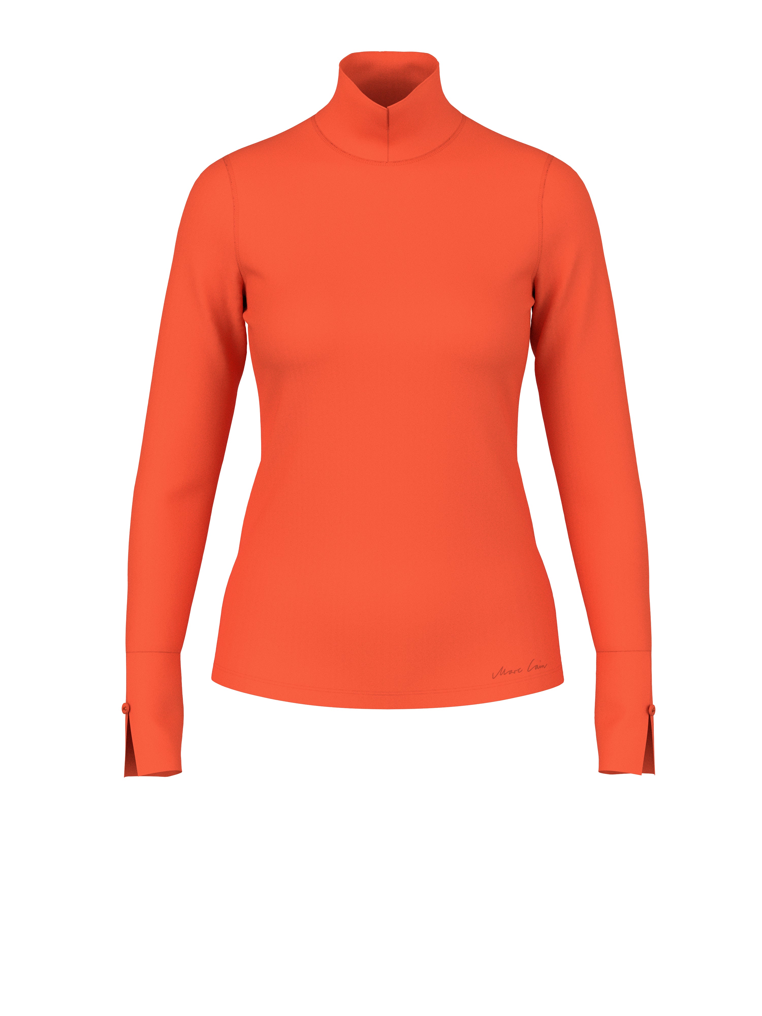 Basic-Shirt - Stehkragen