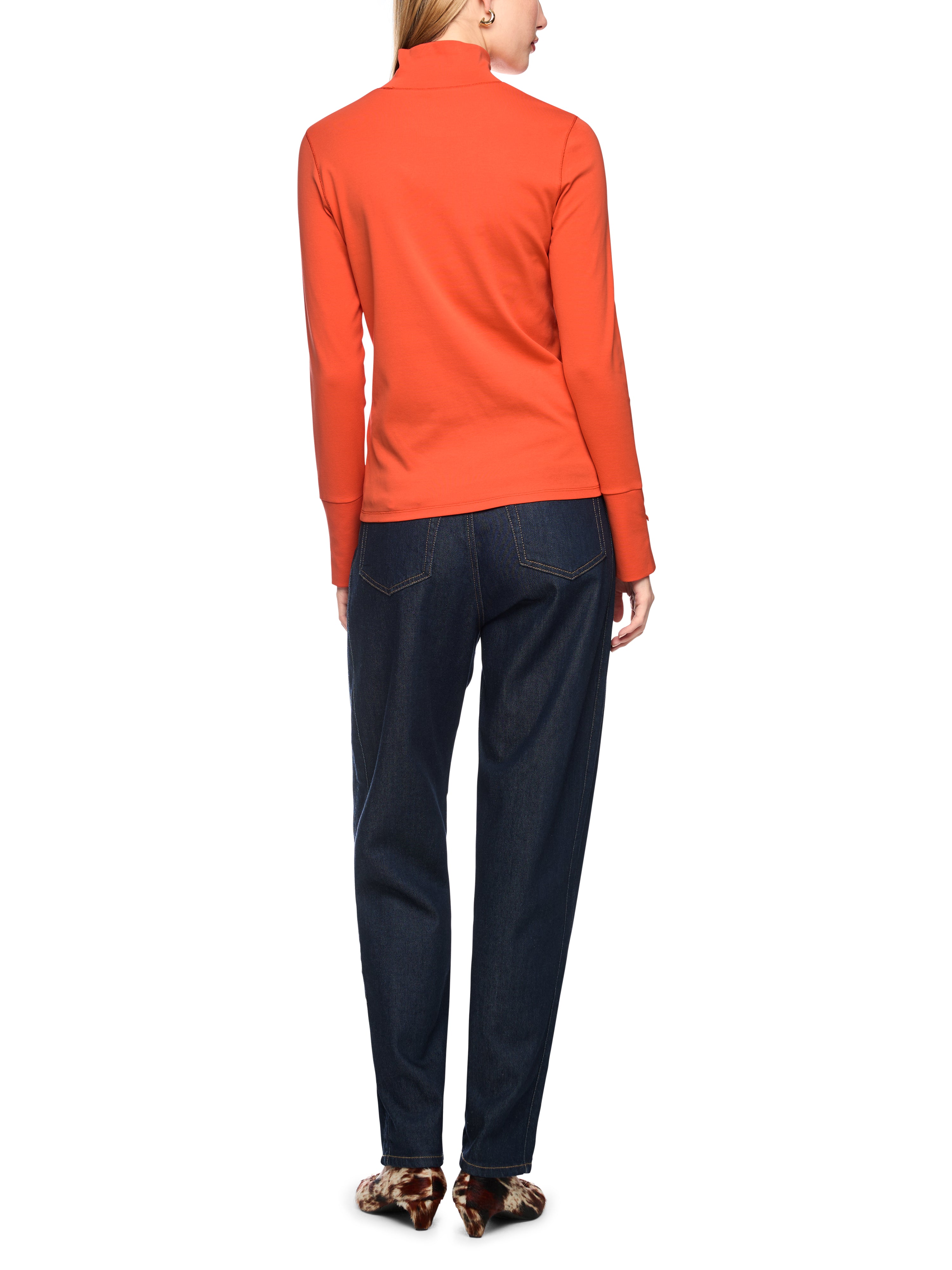 Basic-Shirt - Stehkragen