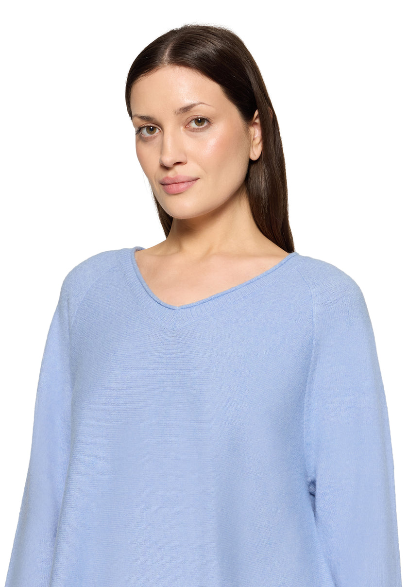 Strickpullover - Fransen