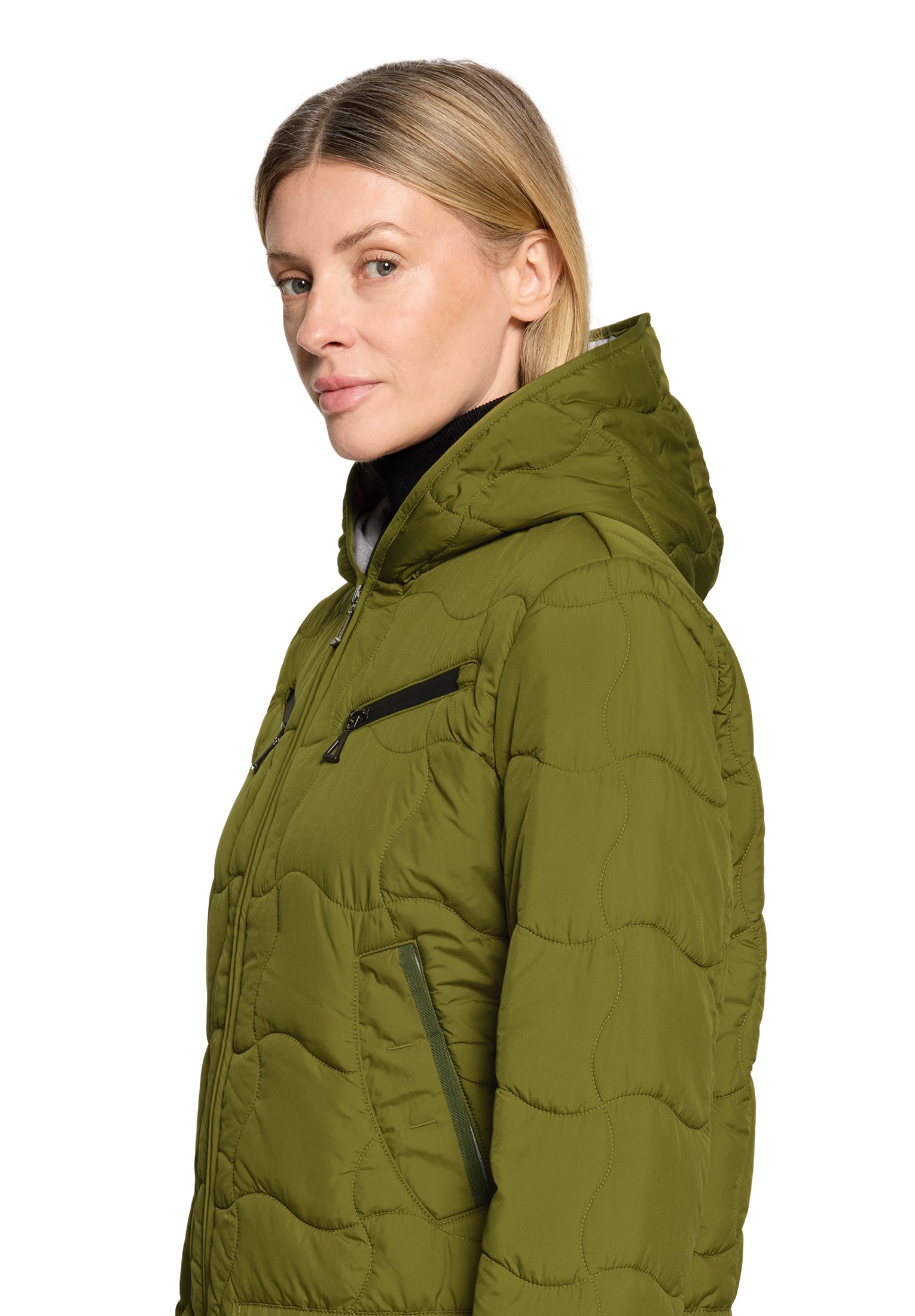 Steppjacke - Kapuze