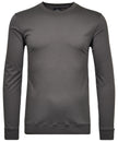 Pima Langarmshirt Rundhals mit Bündchen