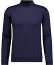 Pima-Shirt mit Bund, Langarm