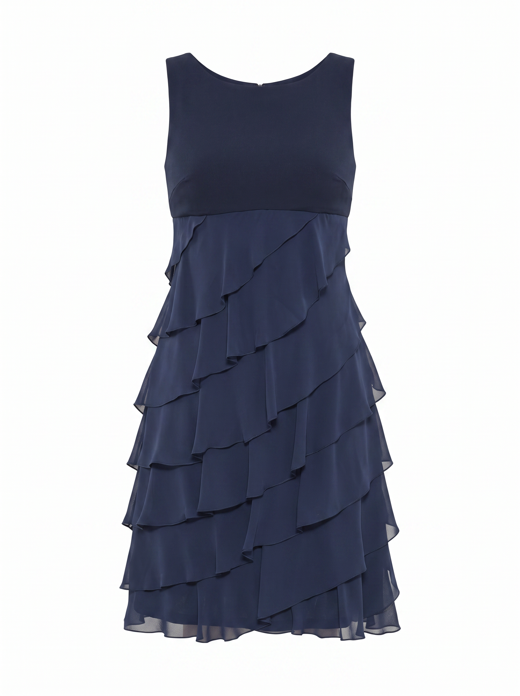 Cocktailkleid aus Materialmix