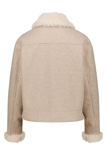 Jacke - Fake Fur Besatz