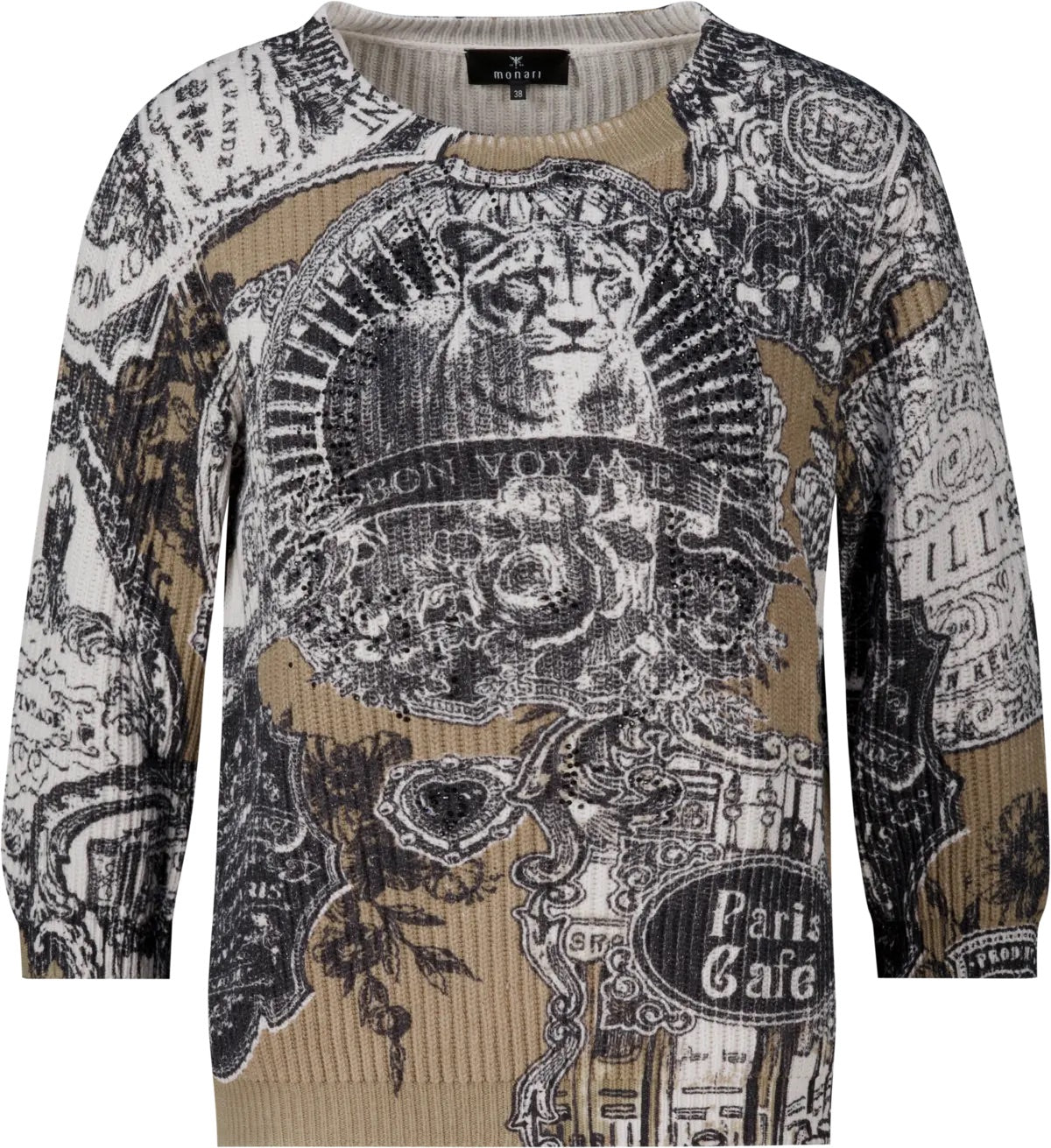 Pullover - Strassbesatz