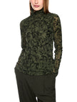 Shirt - Samt-Beflockung
