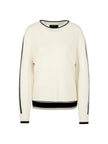 Strickpullover - Schriftzug