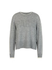 Strickpullover mit Schriftzug