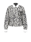 Baumwollbluse - Leo-Muster