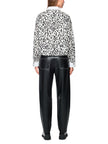 Baumwollbluse - Leo-Muster