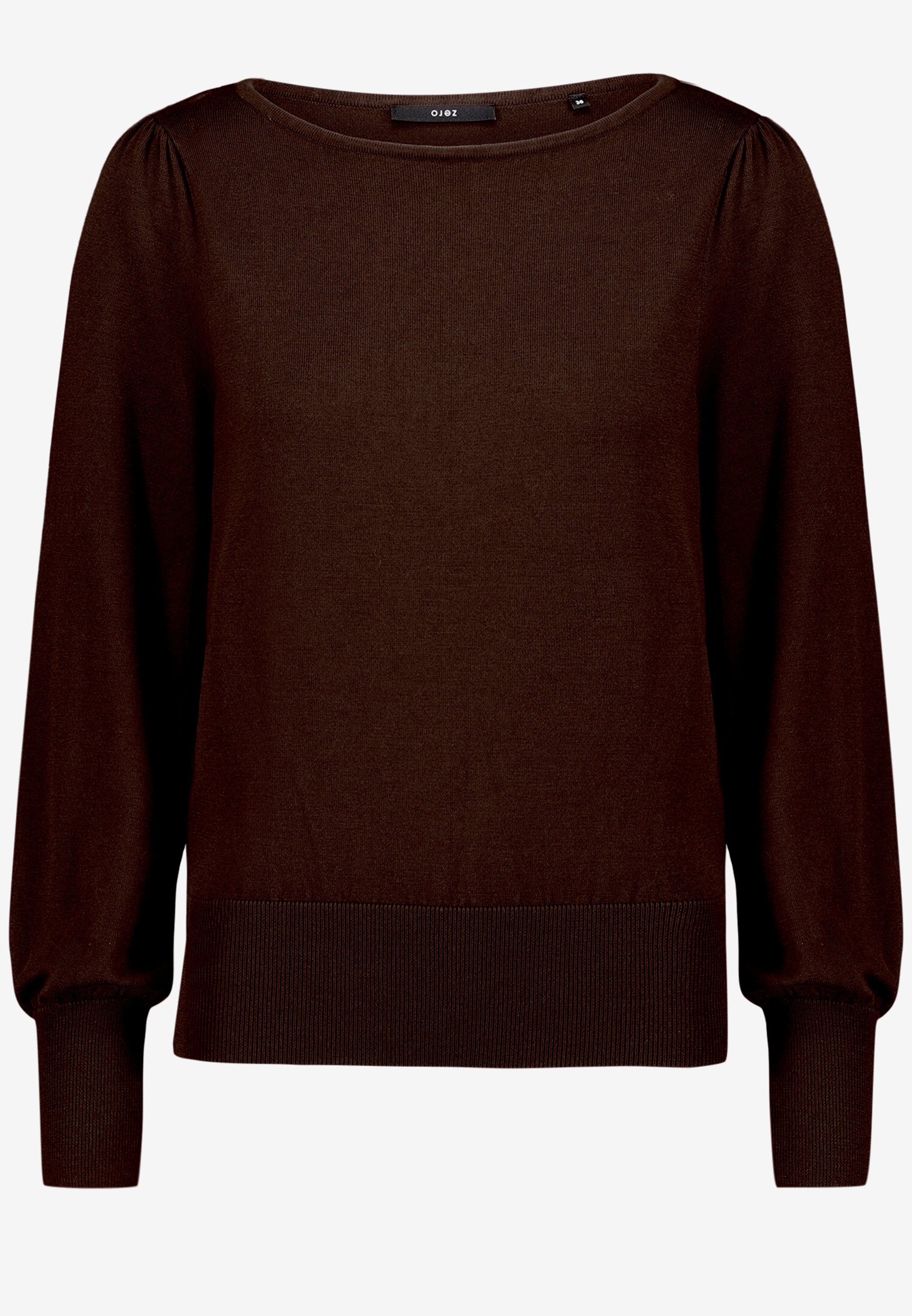 Feinstrickpullover  - U-Boot Ausschnitt