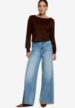 Feinstrickpullover  - U-Boot Ausschnitt