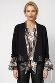 Strickjacke - Spitzenbesatz