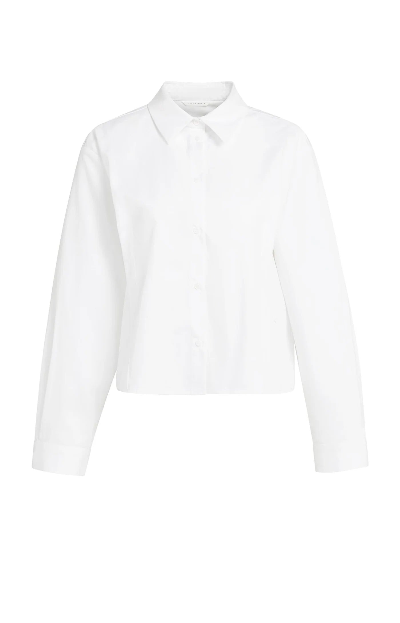 Popelinebluse - Knopfdetails