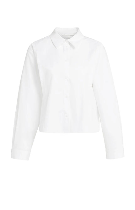 Popelinebluse - Knopfdetails
