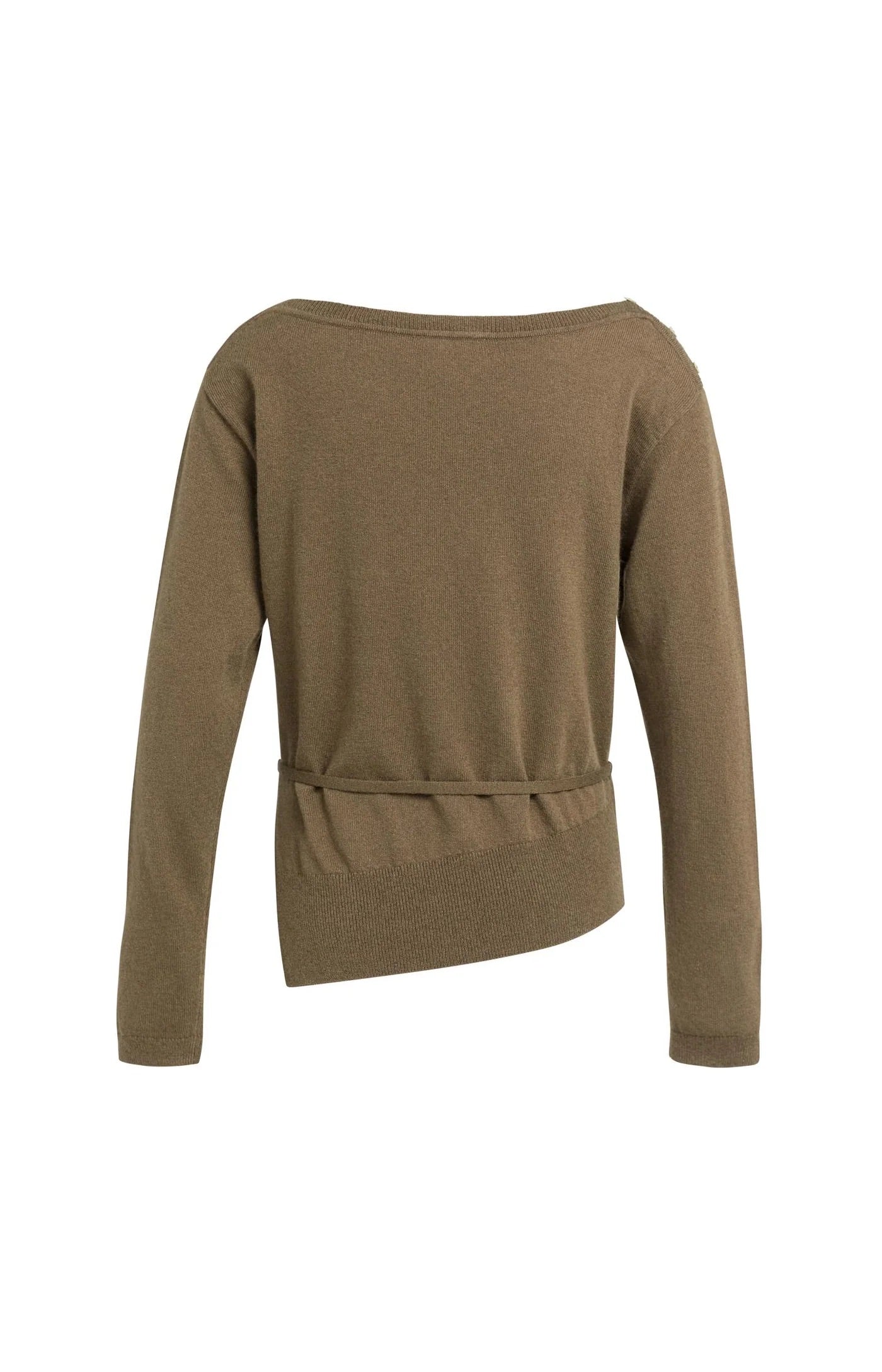 Feinstrickpullover - Bindegürtel