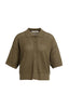 Strickjacke - Mesh-Einsatz
