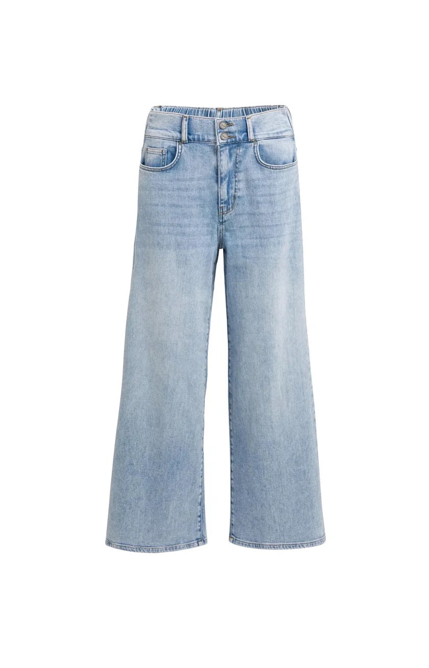Jeans mit markantem Bund