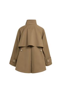 kurzer Trenchcoat - A-Linie