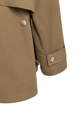 kurzer Trenchcoat - A-Linie