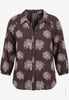 Oversized-Bluse - 3/4 Arm