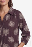 Oversized-Bluse - 3/4 Arm