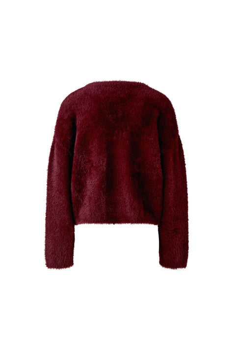 Pullover - Fransengarn