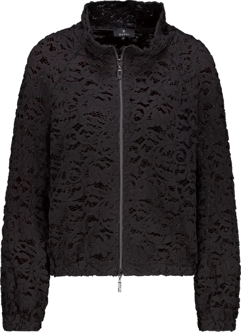 Strickjacke - Spitze